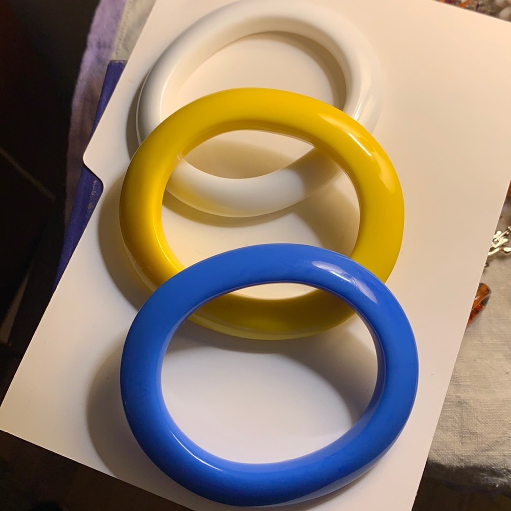 Mod Lucite Bracelets - image 1